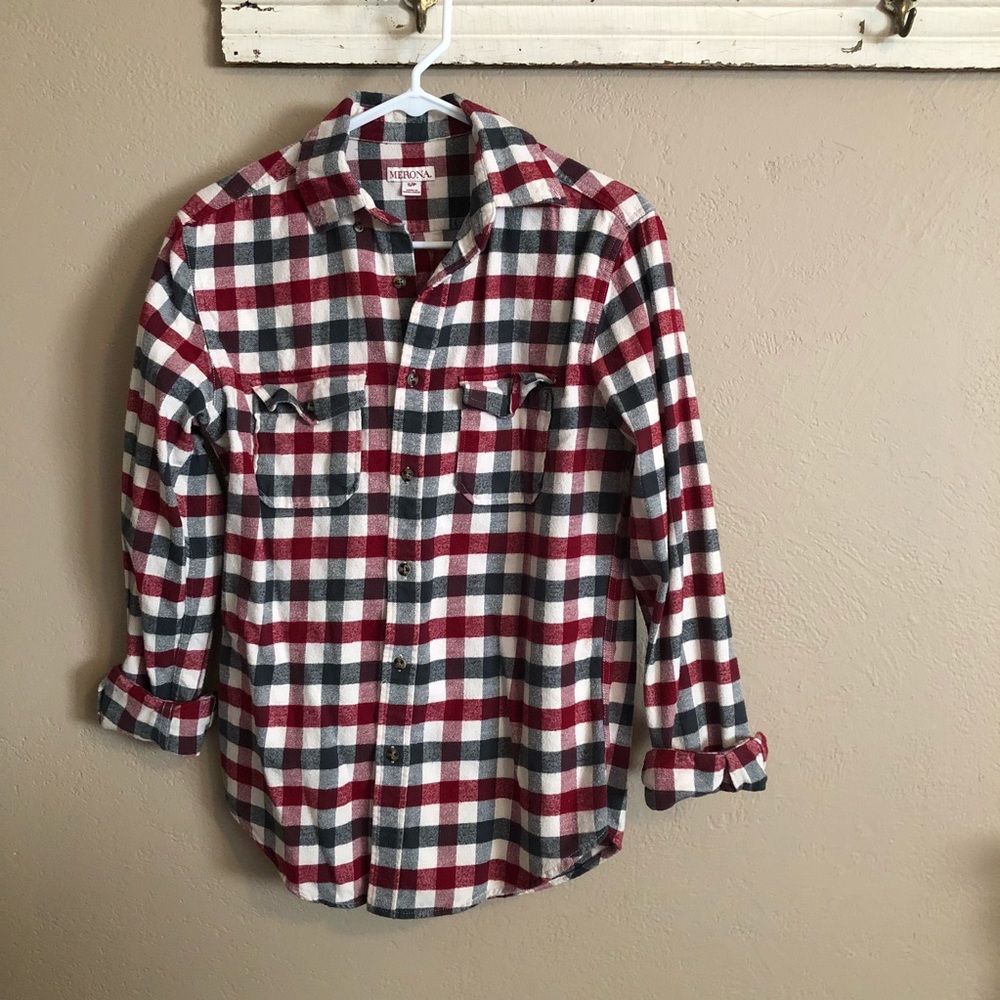Cute flannel plaid in green + red ❤️💚
